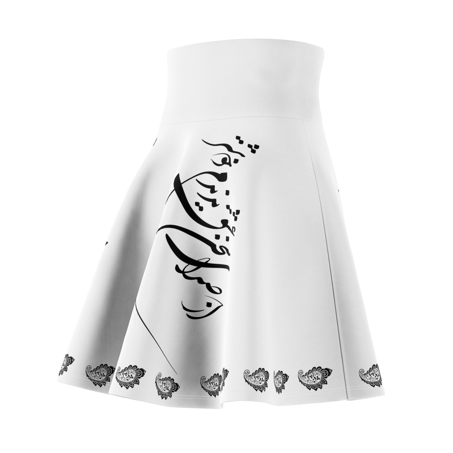 FARSIAN POETRY SKATER SKIRT – "از صدای سخن عشق نشنیدم خوشتر"