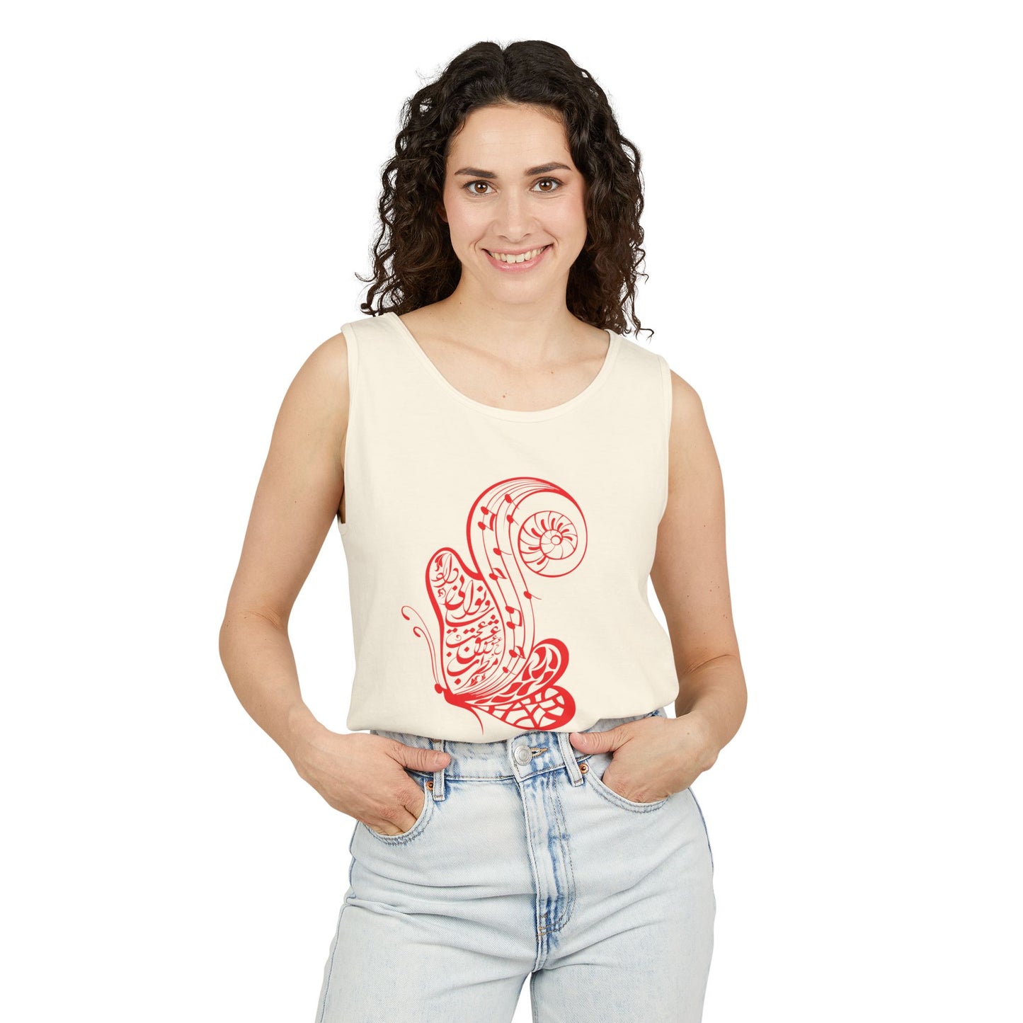 WOMEN'S TANK TOP مطرب عشق عجب ساز و نوایی دارد شاعر حافظ