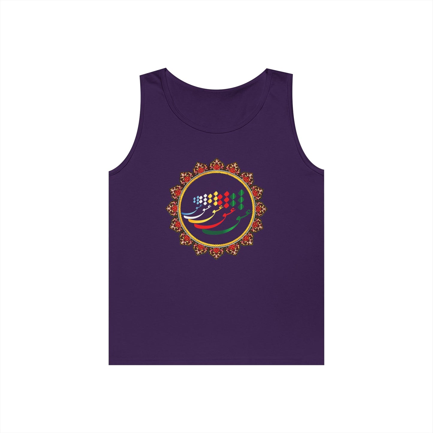 FARSI CALLIGRAPHY COTTON TANK TOP عشق