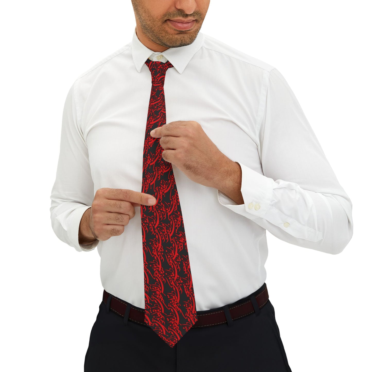 Necktie with Persion Calligraphy