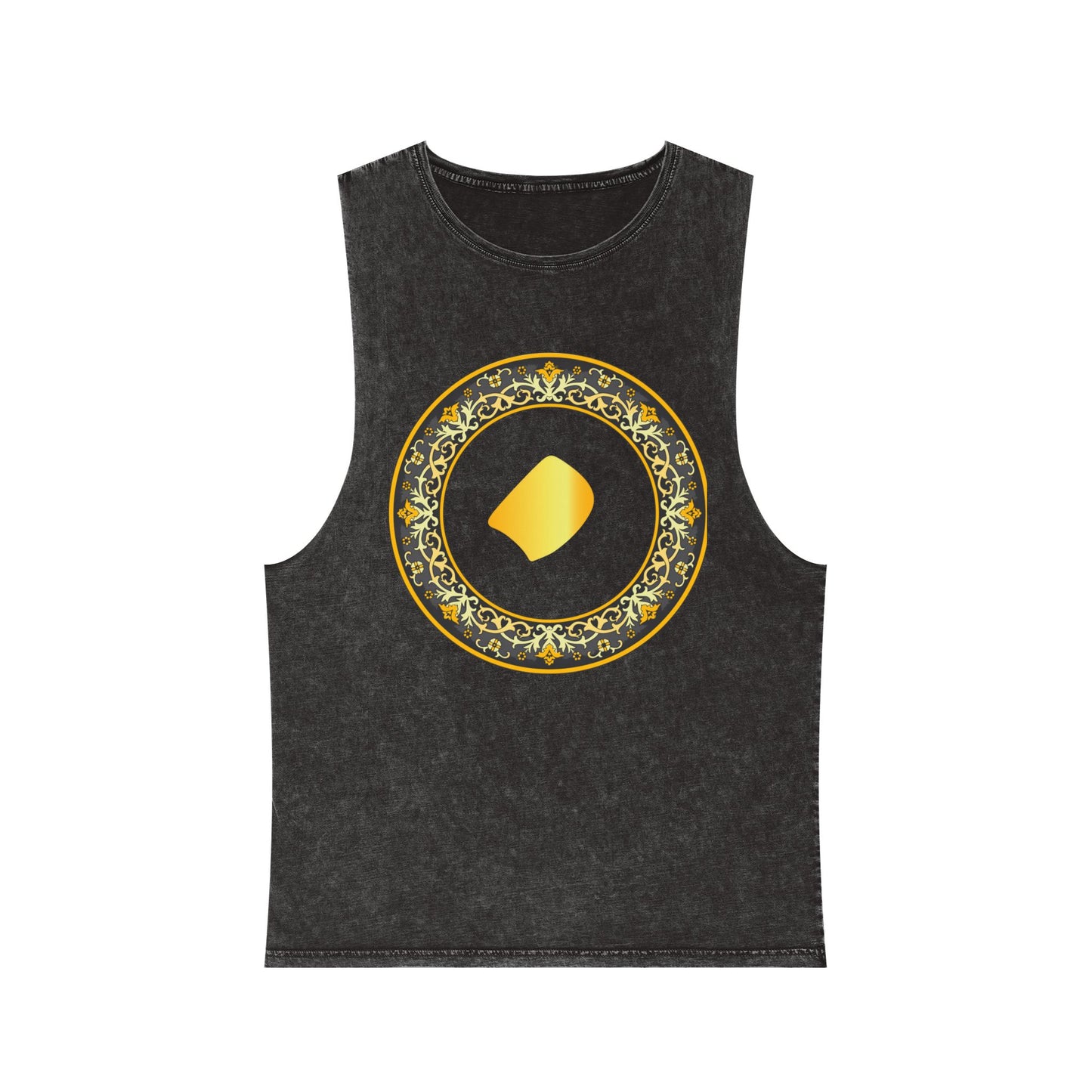 FARSI DOT UNISEX STONEWASH TANK TOP WITH TAZHIB نقطه فارسی