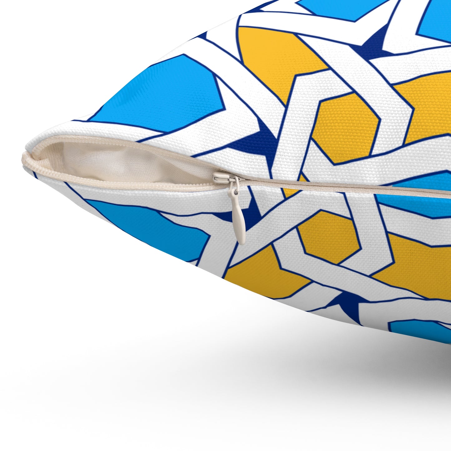 Spun Polyester Square Pillow Persion Design