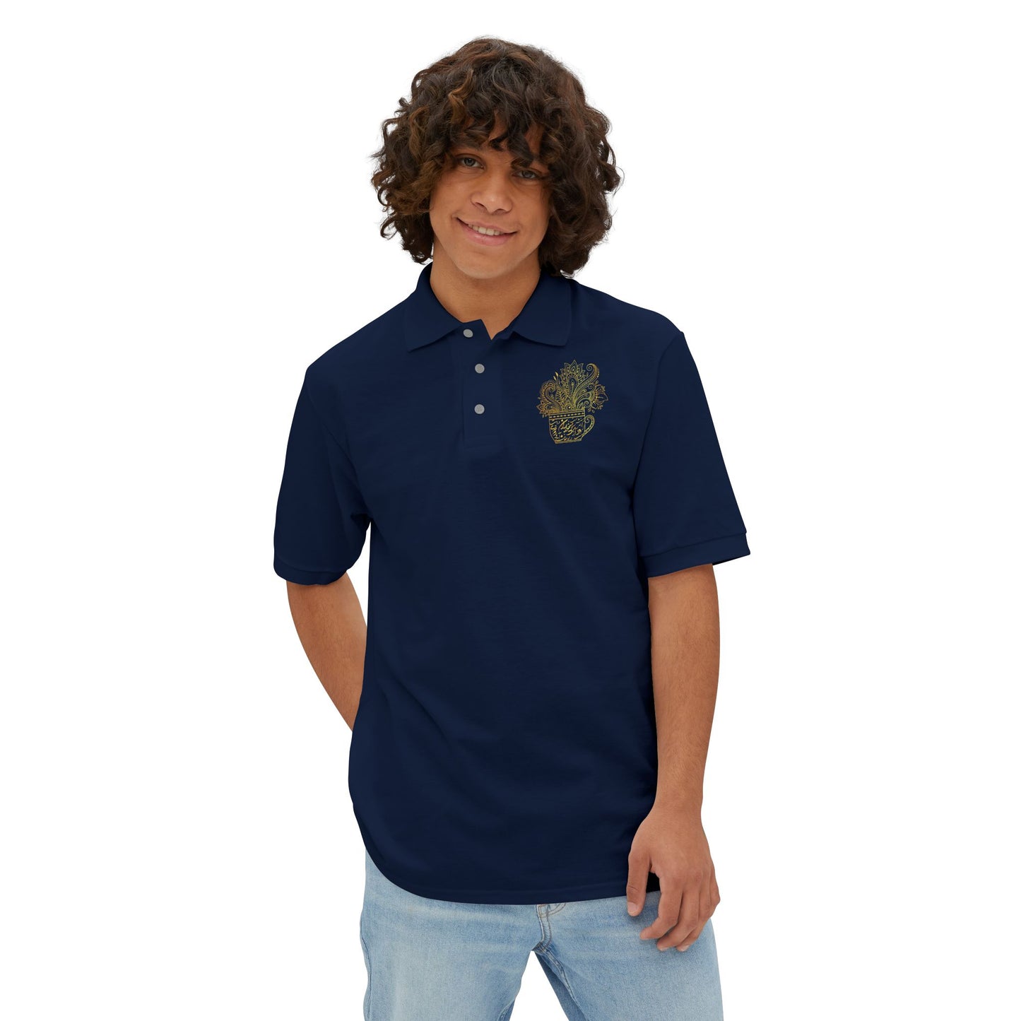 persion Calligraphy Men's Polo Shirt