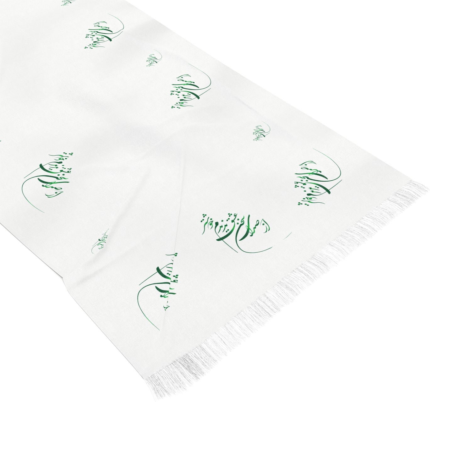 FARSI CALLIGRAPHY LIGHTWEIGHT FLORAL SCARF