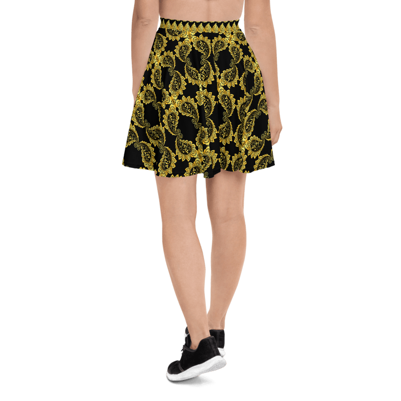 PERSIAN POETRY SKATER SKIRT – SOFT, STRETCHY & CUSTOMIZABLE او هر روز در چشم ما خوشتر میشود