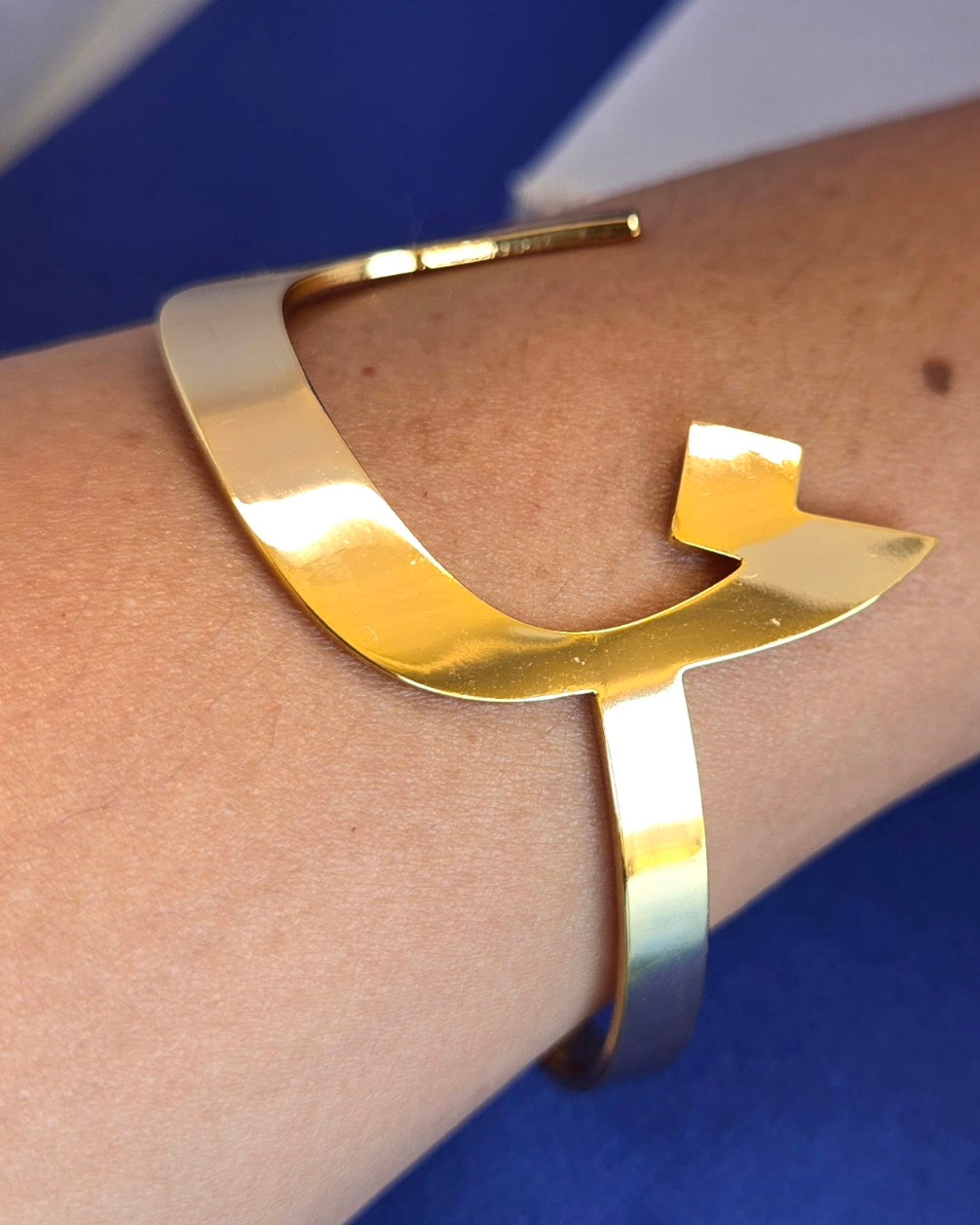 PERSONALIZED 18K GOLD PLATED ADJUSTABLE ALPHABET BRACELET