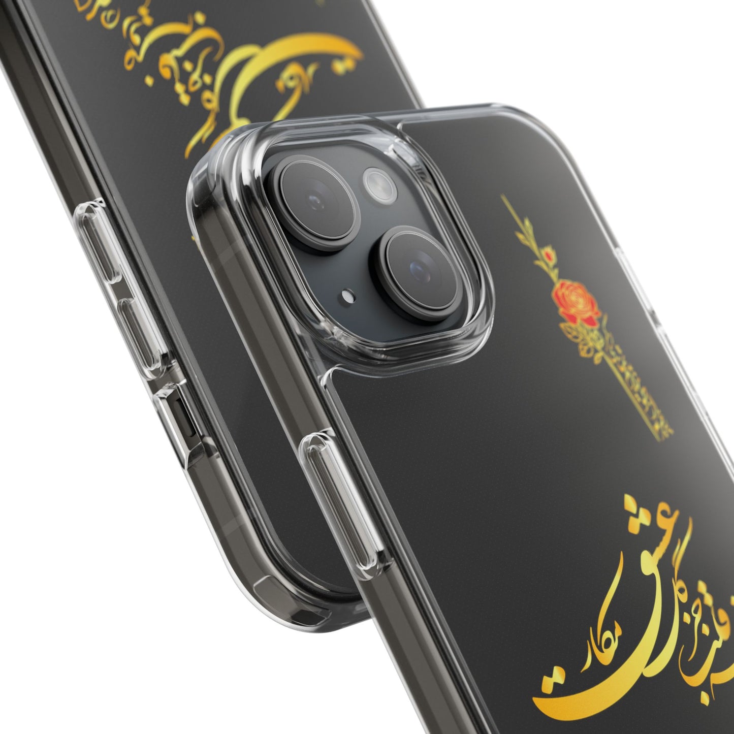 Copy of CLEAR PHONE CASE – "ای دوست در روضه قلب جز گل عشق مکار"