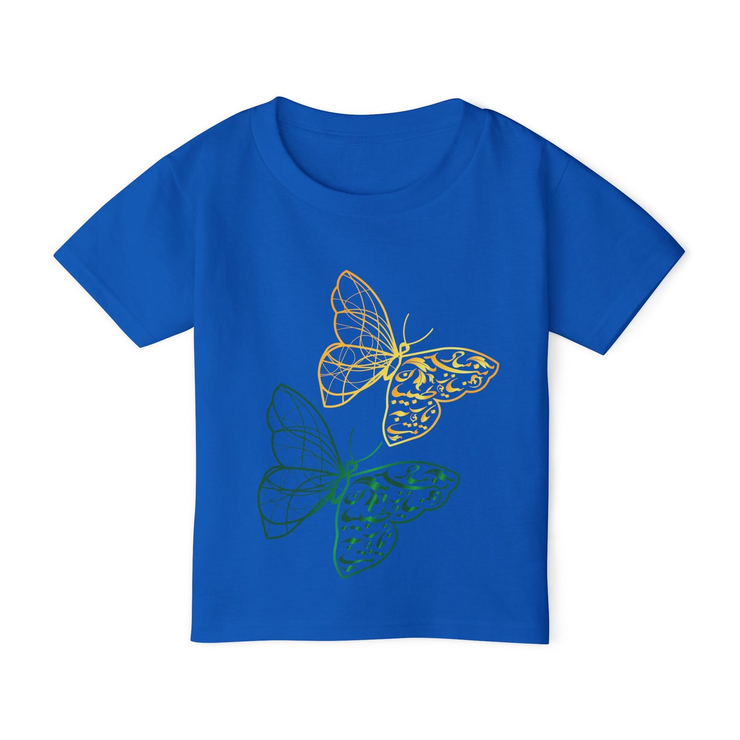 BUTTERFLY PRINT TODDLER T-SHIRT تنت به ناز طبیبان نیازمند مباد"