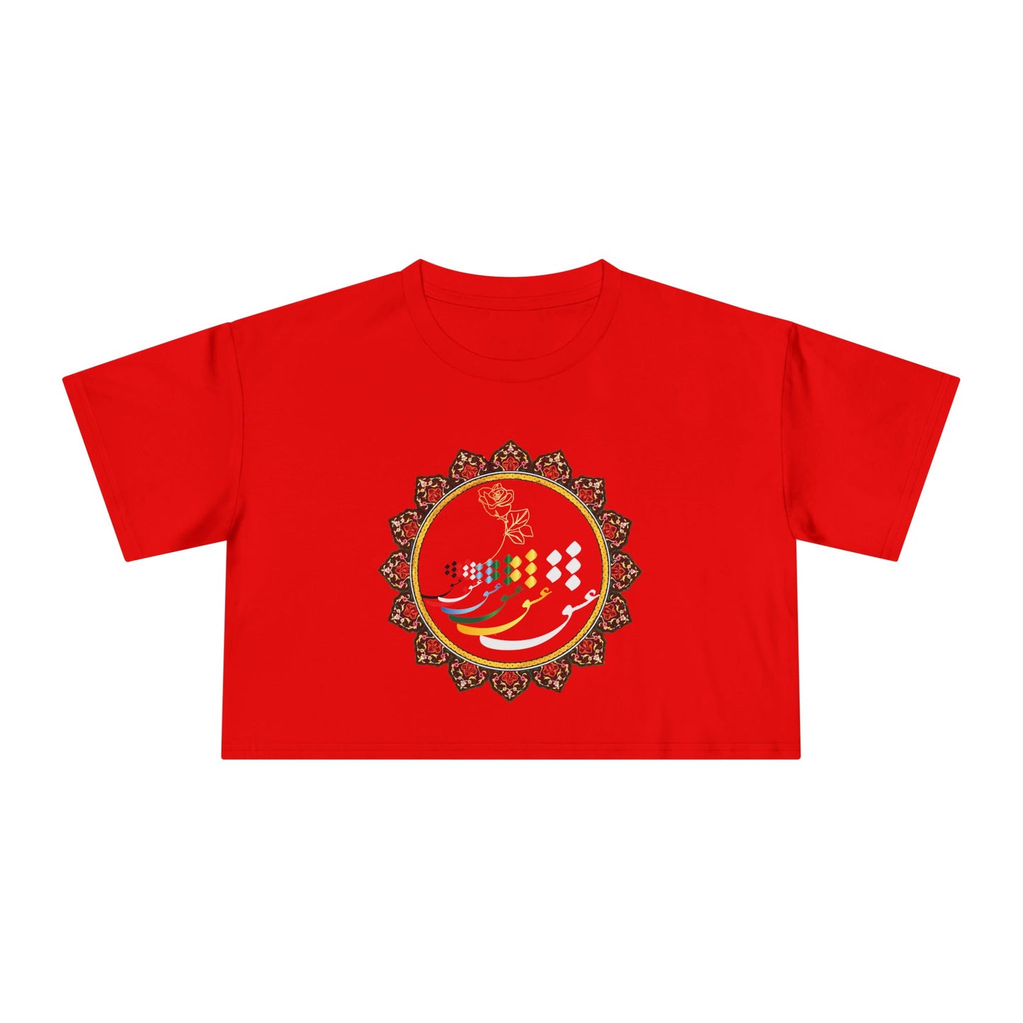 LOVE WOMEN'S CROP TEE عشق