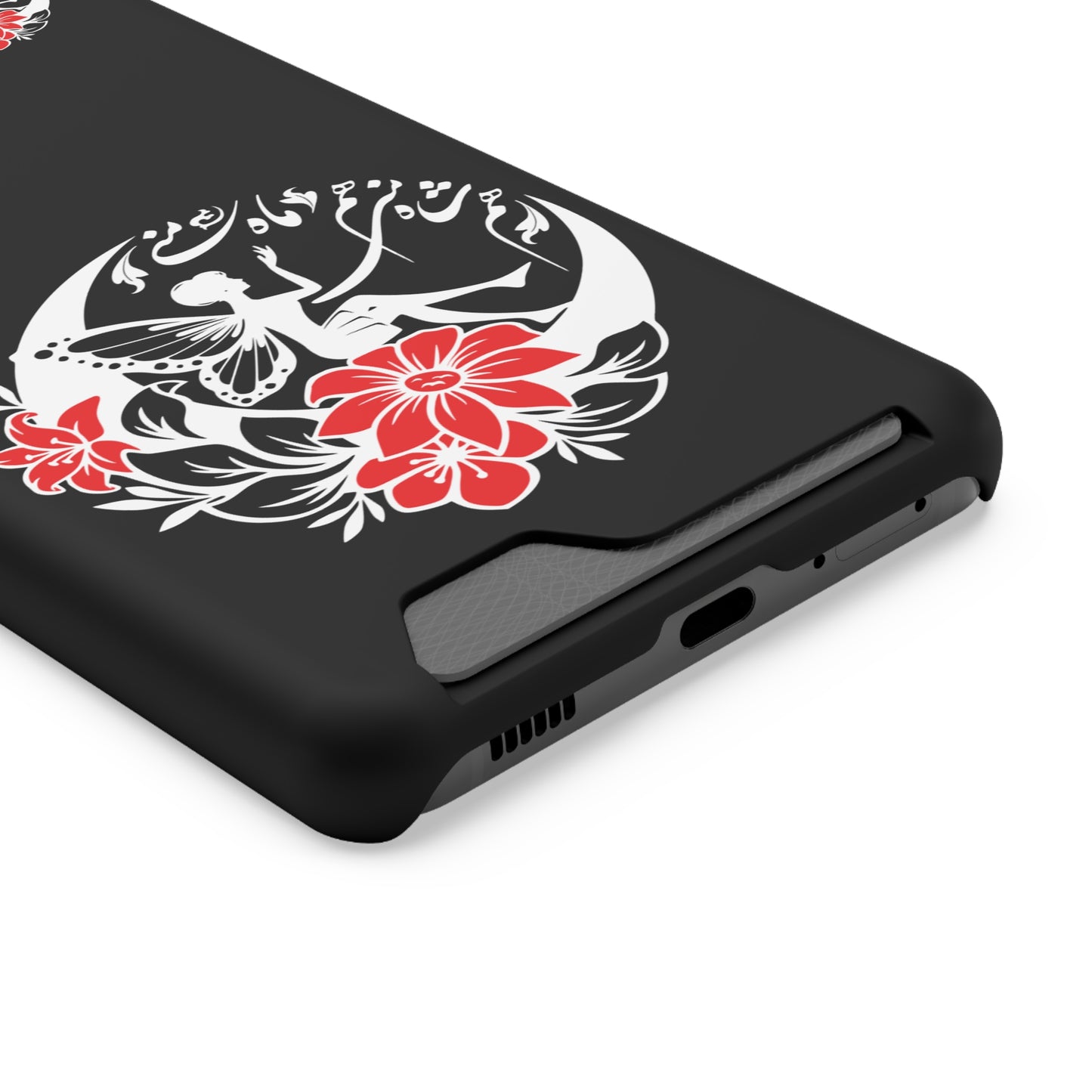 ENCHANTING PHONE CASE WITH CARD HOLDER | هم شاه منی هم ماه منی