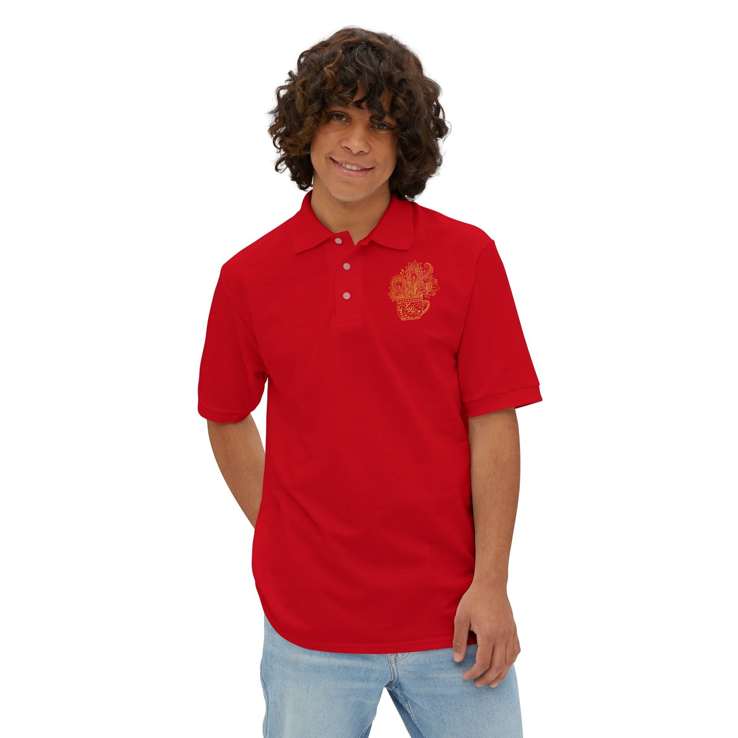 persion Calligraphy Men's Polo Shirt