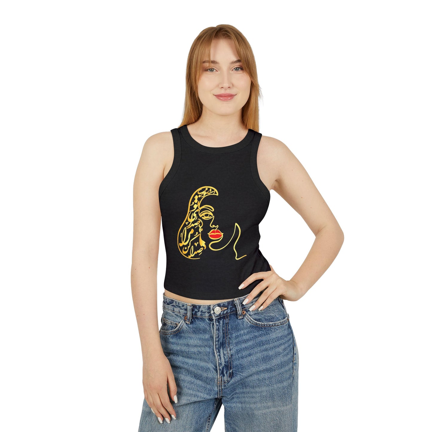 Women's Micro Rib Racer Tank Top
