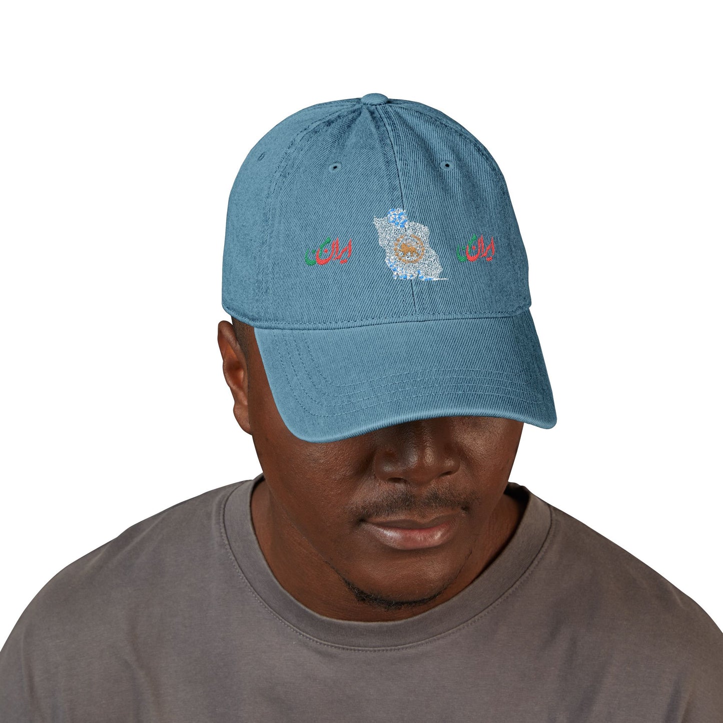 IRANIAN FLAG BUCKET HAT | AOP OUTDOOR HAT | "ایران من" (My Iran)
