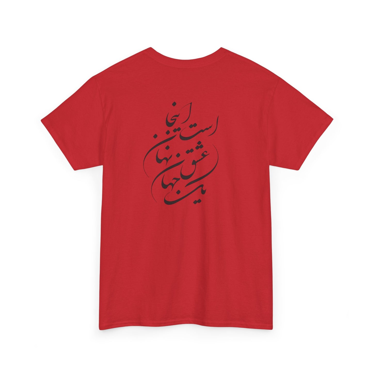 HEAVY COTTON TEE | "توانا بود هرکه دانا بود" + HAFEZ POETRY