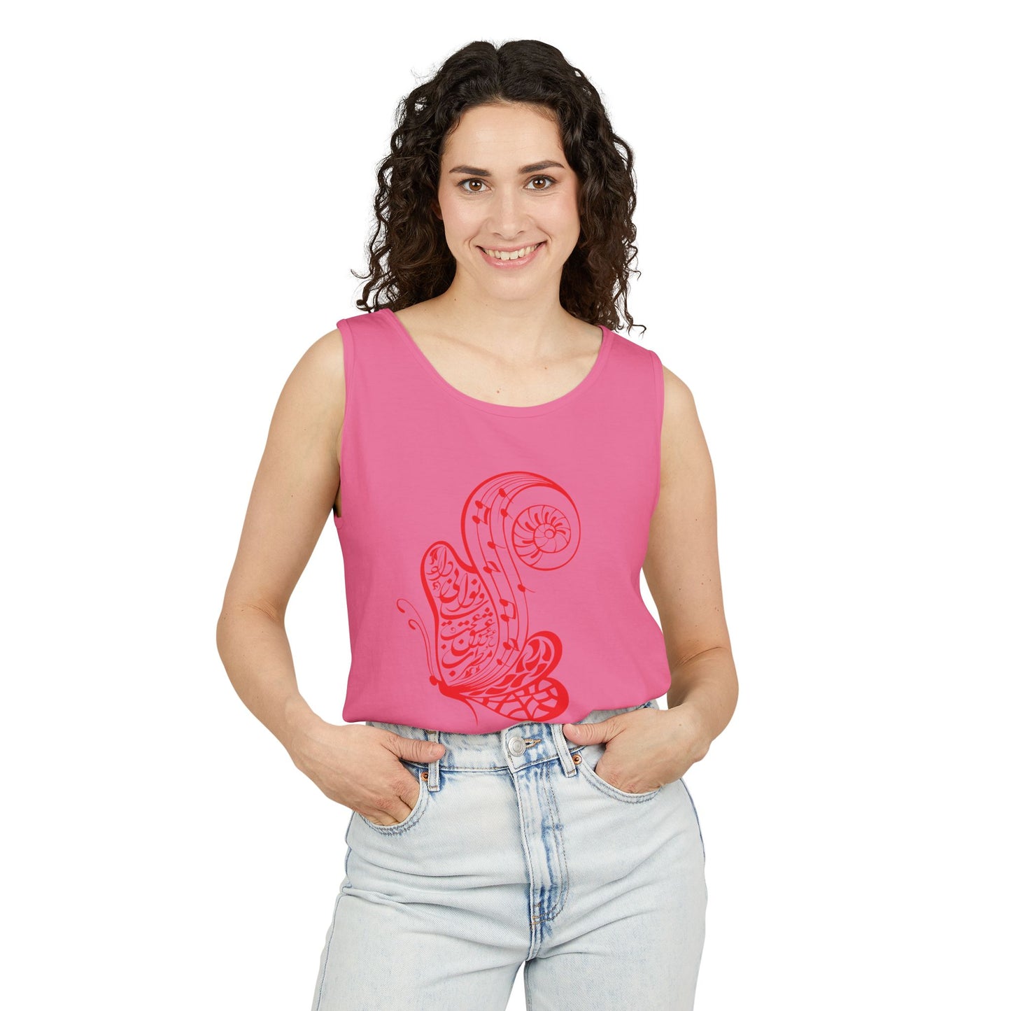 WOMEN'S TANK TOP مطرب عشق عجب ساز و نوایی دارد شاعر حافظ