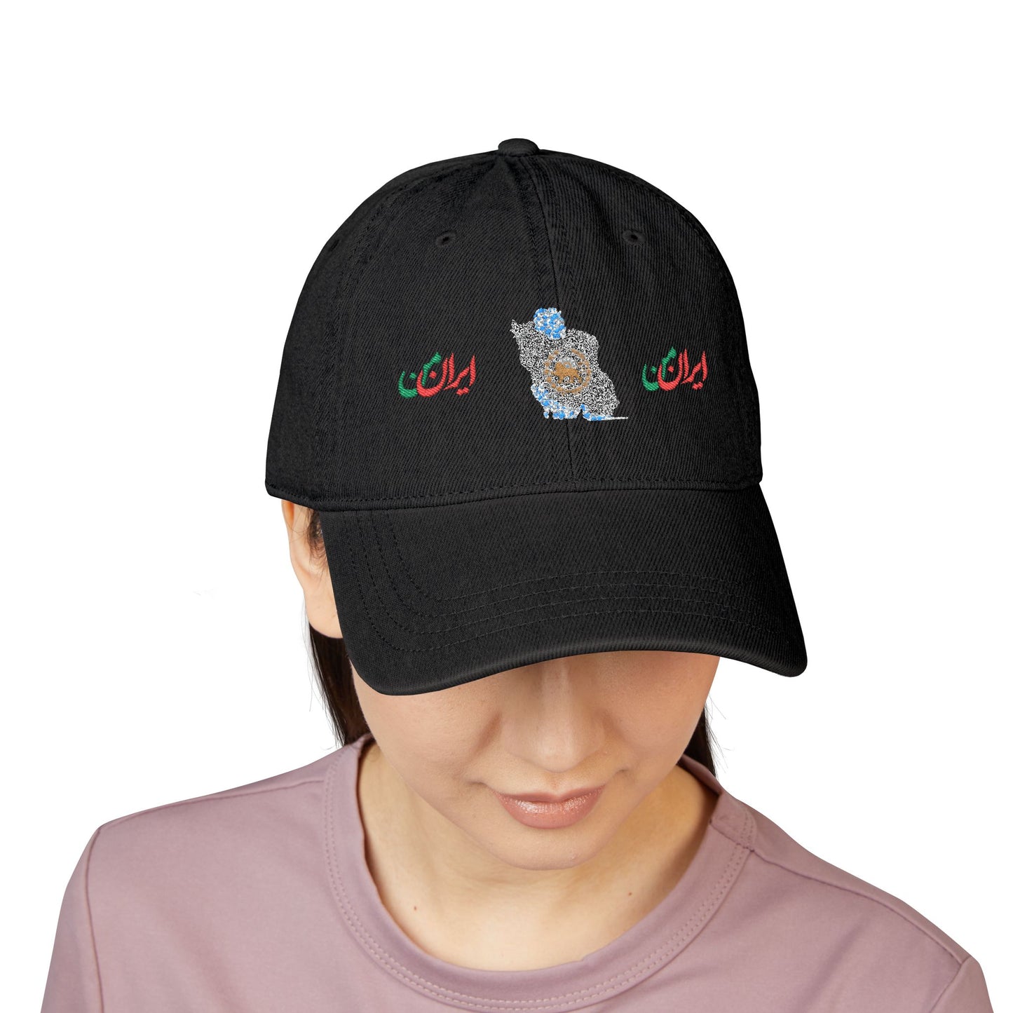 IRANIAN FLAG BUCKET HAT | AOP OUTDOOR HAT | "ایران من" (My Iran)