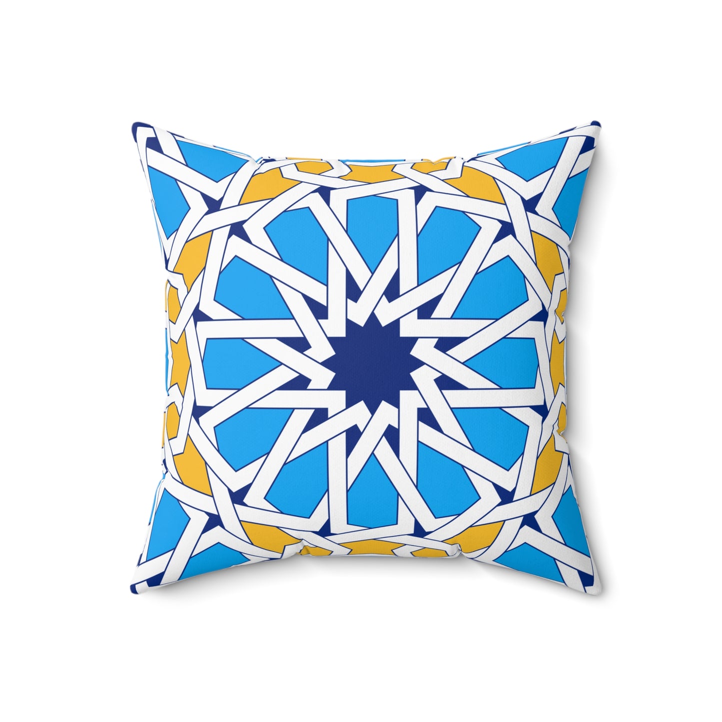 Spun Polyester Square Pillow Persion Design