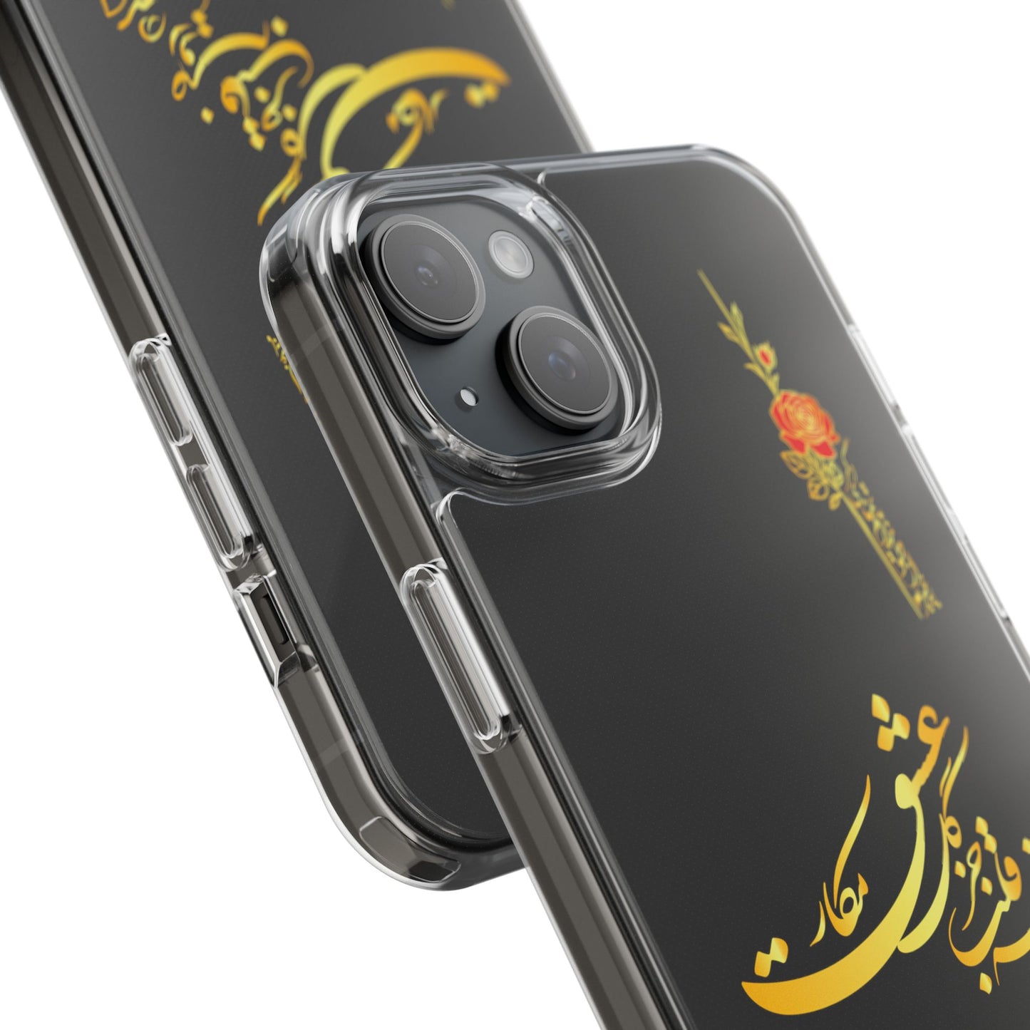 Copy of CLEAR PHONE CASE – "ای دوست در روضه قلب جز گل عشق مکار"