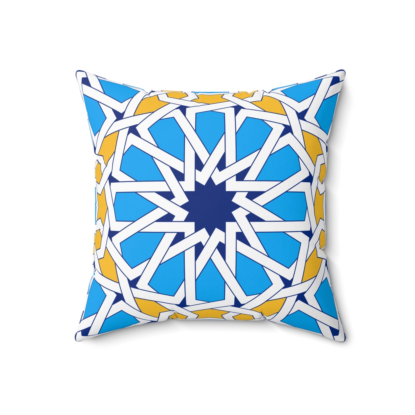 Spun Polyester Square Pillow Persion Design
