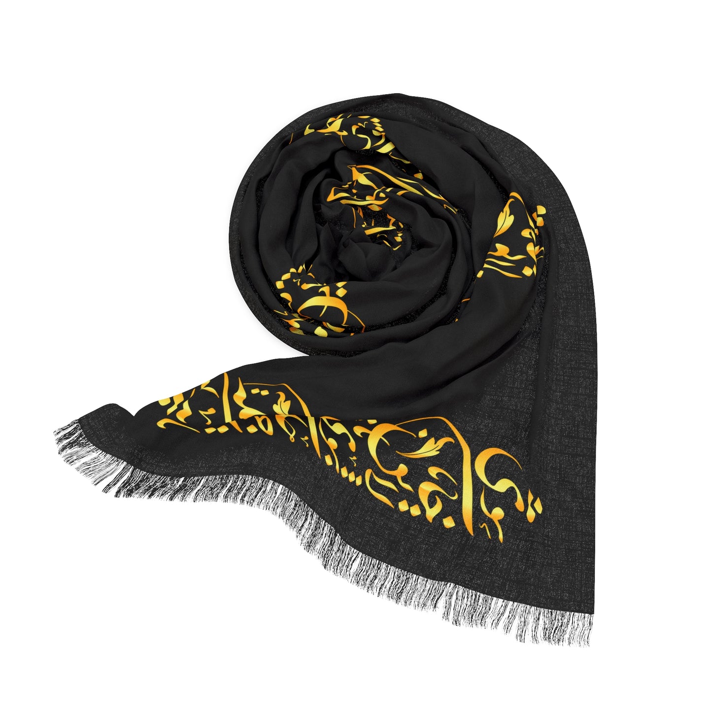 PERSIAN CALLIGRAPHY SCARF باید که جمله جان شوی تا لایق جانان شوی
