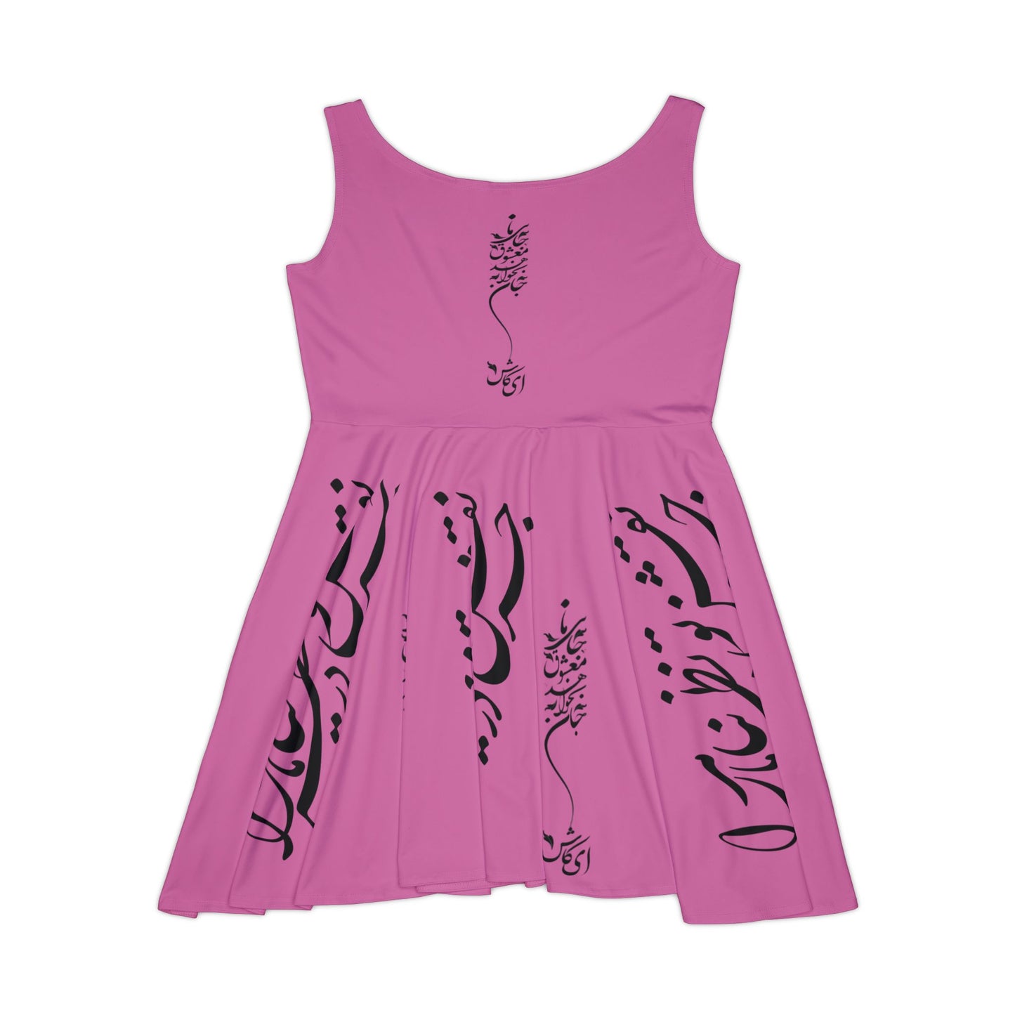 PERSIAN CALLIGRAPHY SKATER DRESS