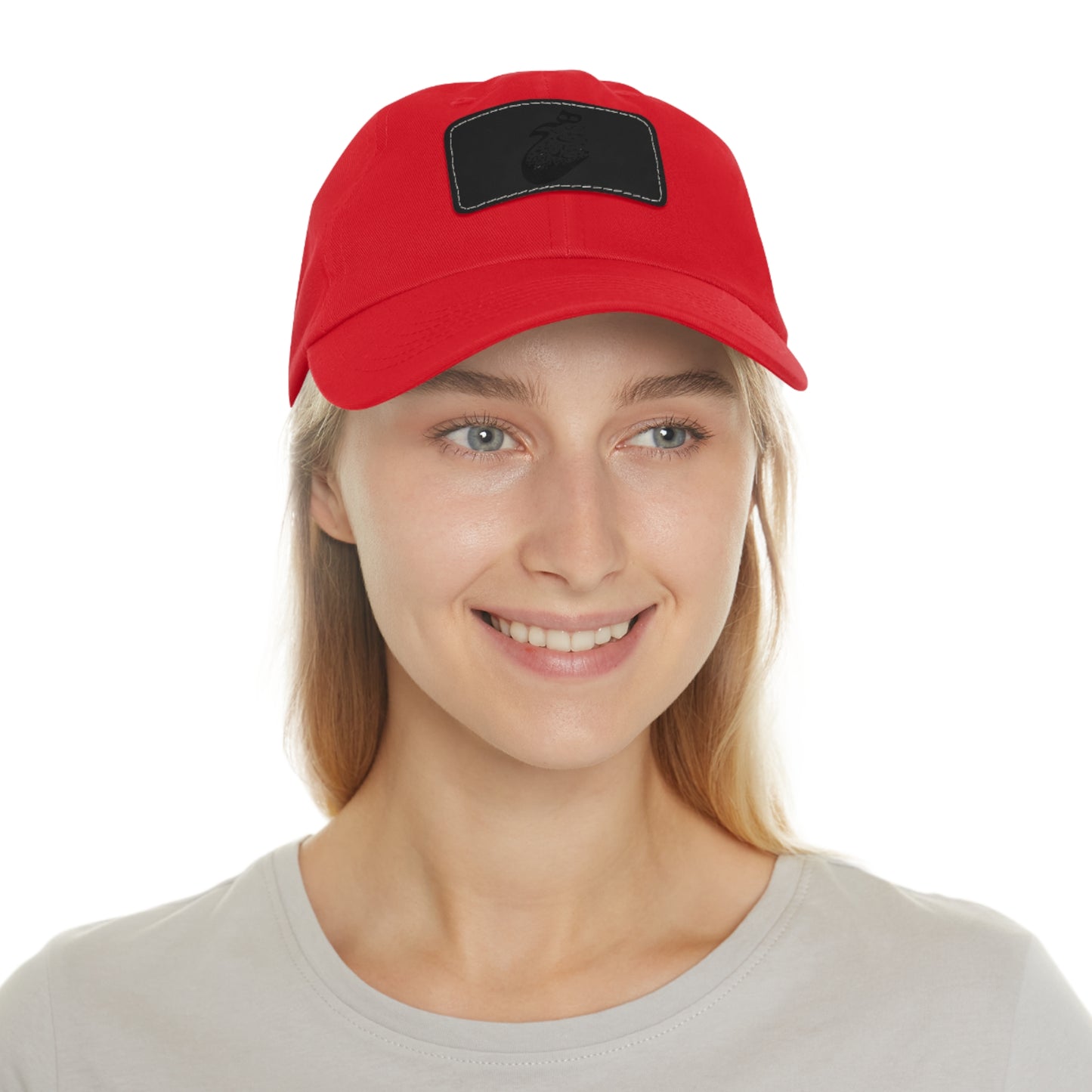 Persion Calligraphy Dad Hat with Leather Patch