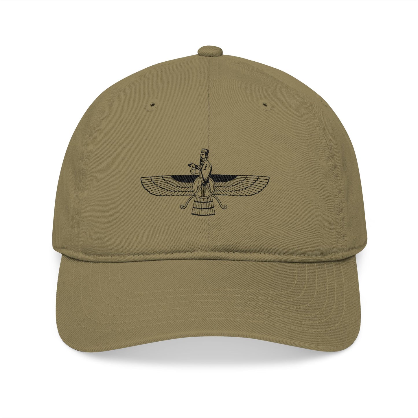 ORGANIC EMBROIDERED CAP – FARVAHAR & AHURA