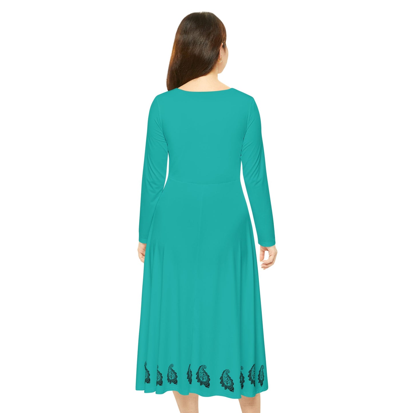 PERSIAN CALLIGRAPHY HICH DANCE DRESS