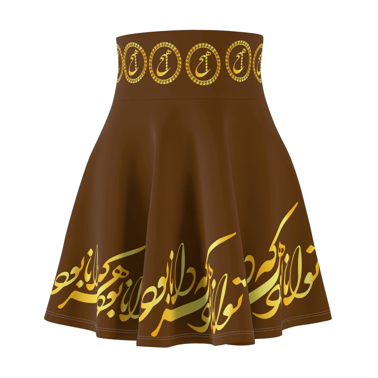 Perion Calligraphy Women's Skater Skirt