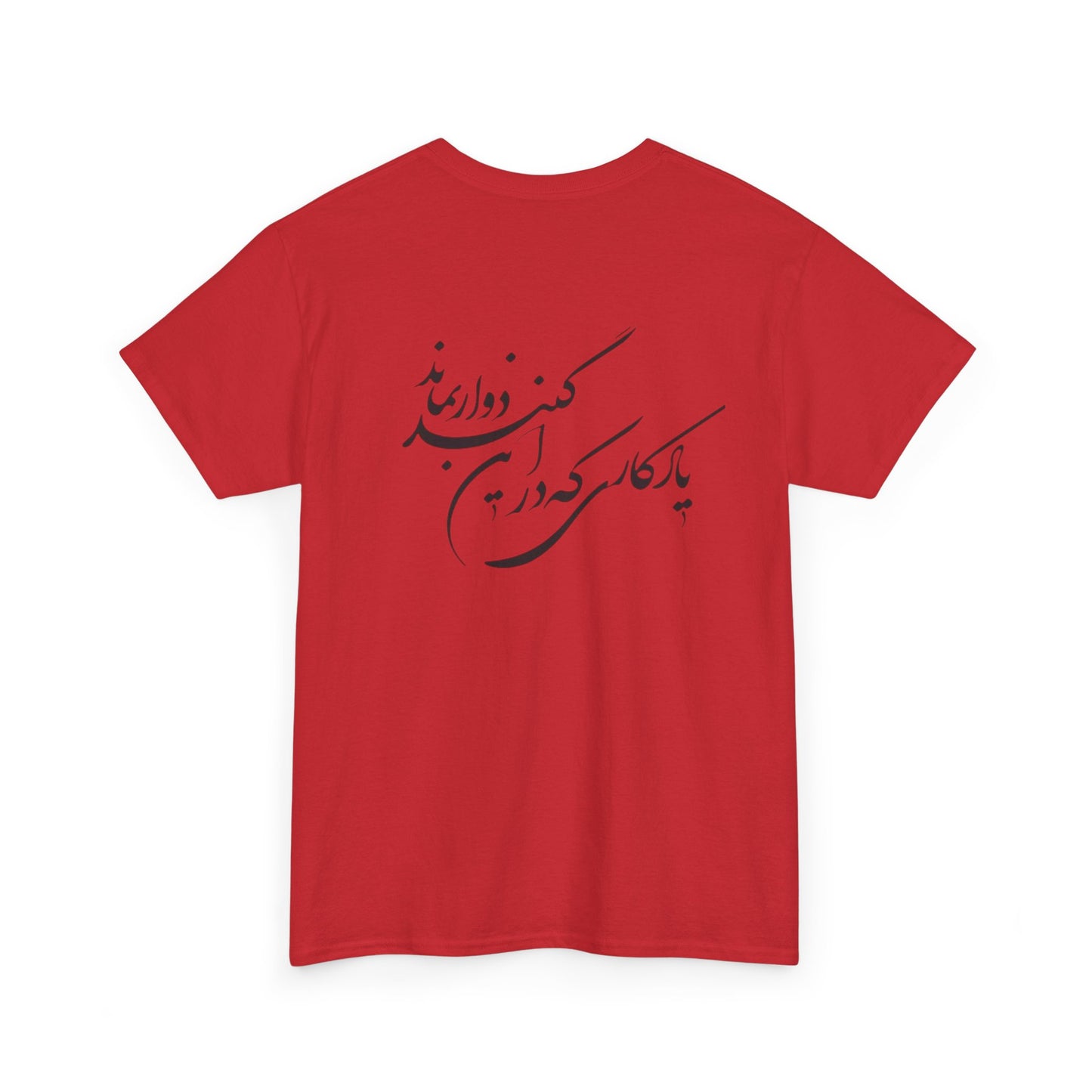 UNISEX HEAVY COTTON TEE | "باید که جمله جان شوی" + HAFEZ POETRY