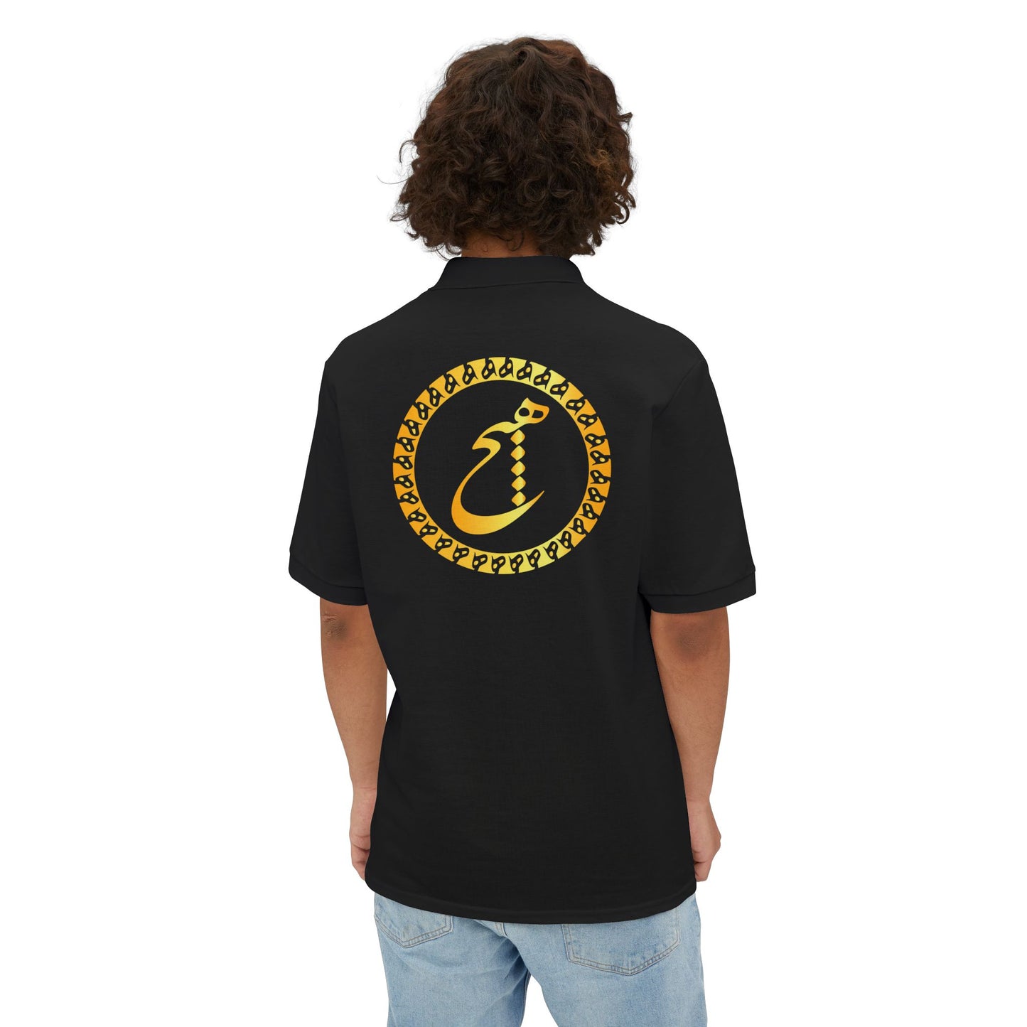 persion Calligraphy Men's Polo Shirt