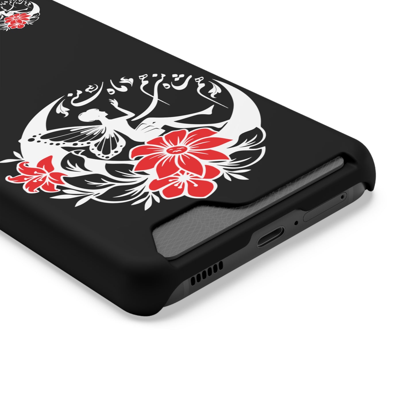 ENCHANTING PHONE CASE WITH CARD HOLDER | هم شاه منی هم ماه منی
