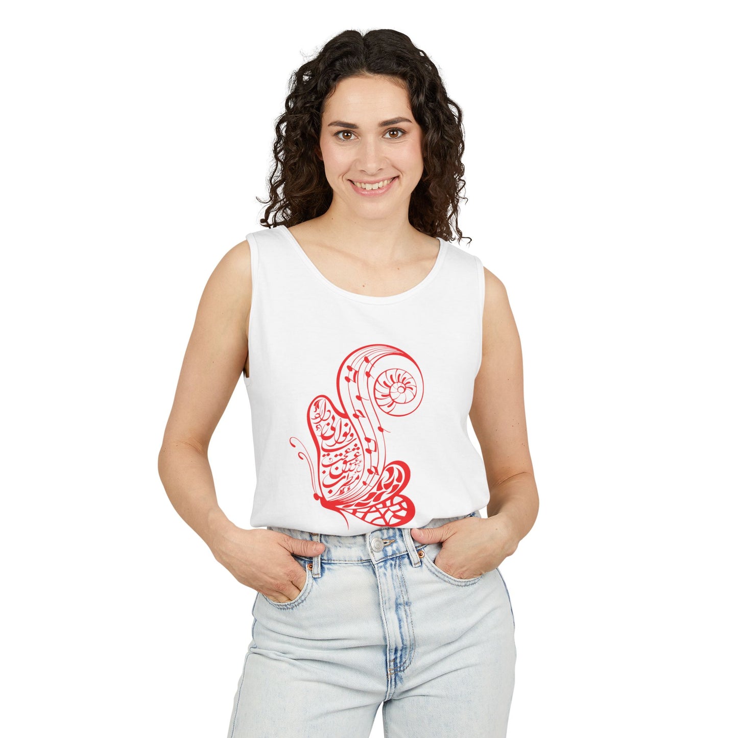 WOMEN'S TANK TOP مطرب عشق عجب ساز و نوایی دارد شاعر حافظ