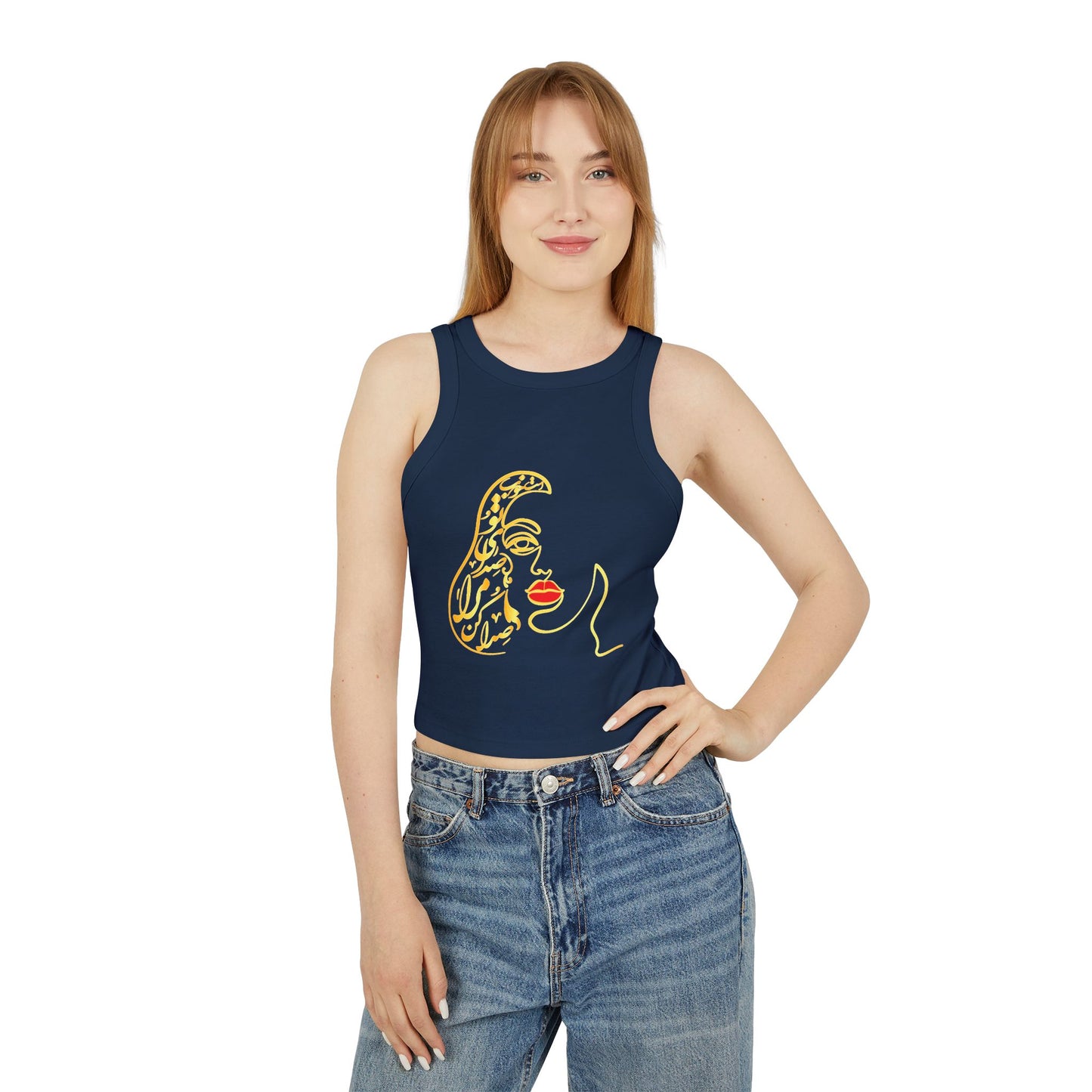 Women's Micro Rib Racer Tank Top