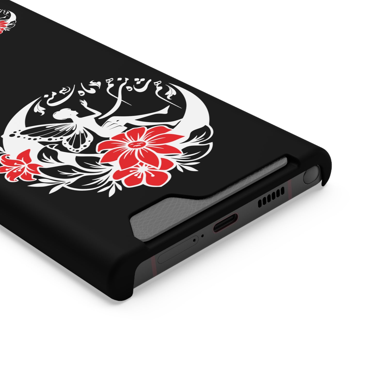 ENCHANTING PHONE CASE WITH CARD HOLDER | هم شاه منی هم ماه منی