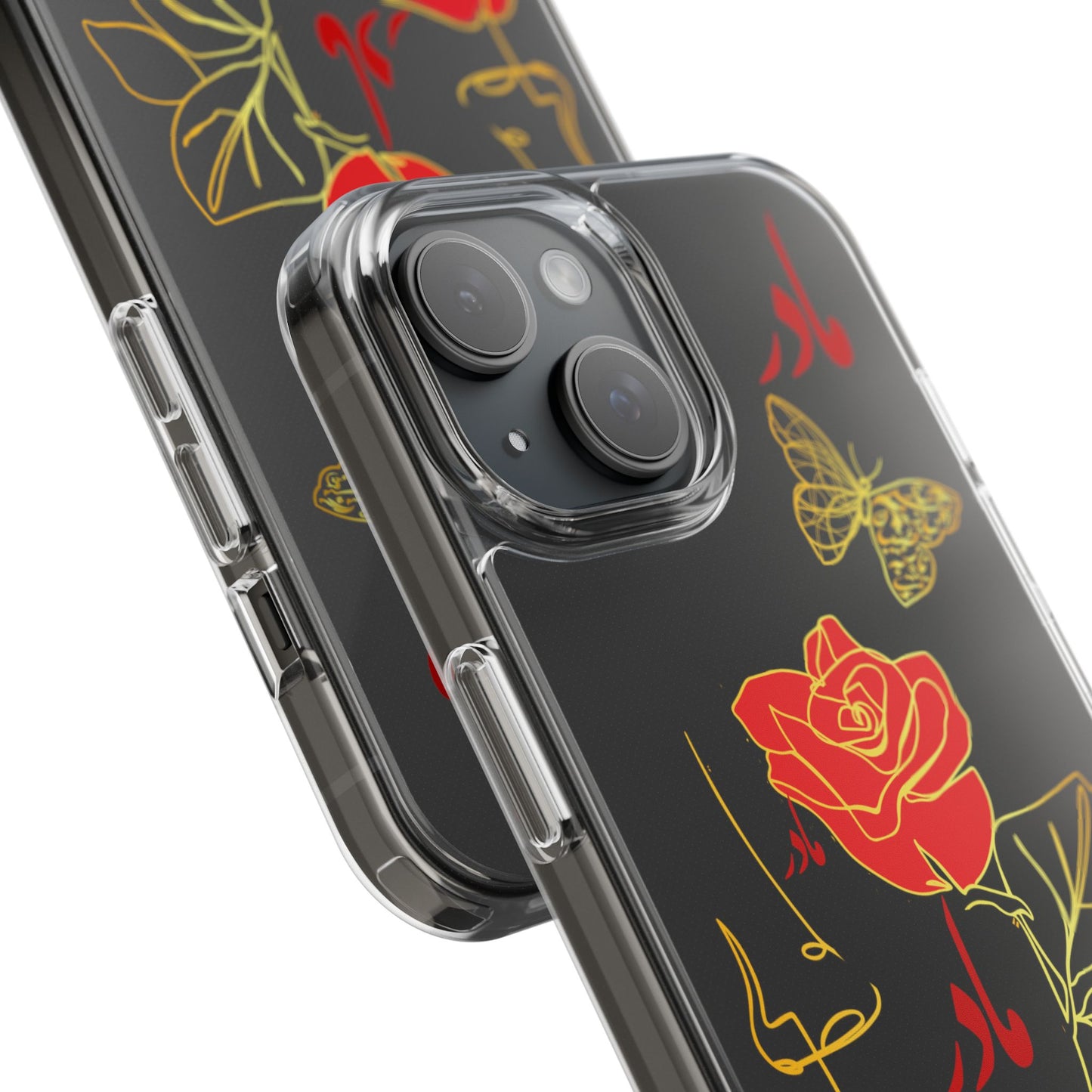FLORAL IPHONE CASE – MOTHER’S DAY GIFT, ROSE & BUTTERFLY, مادر
