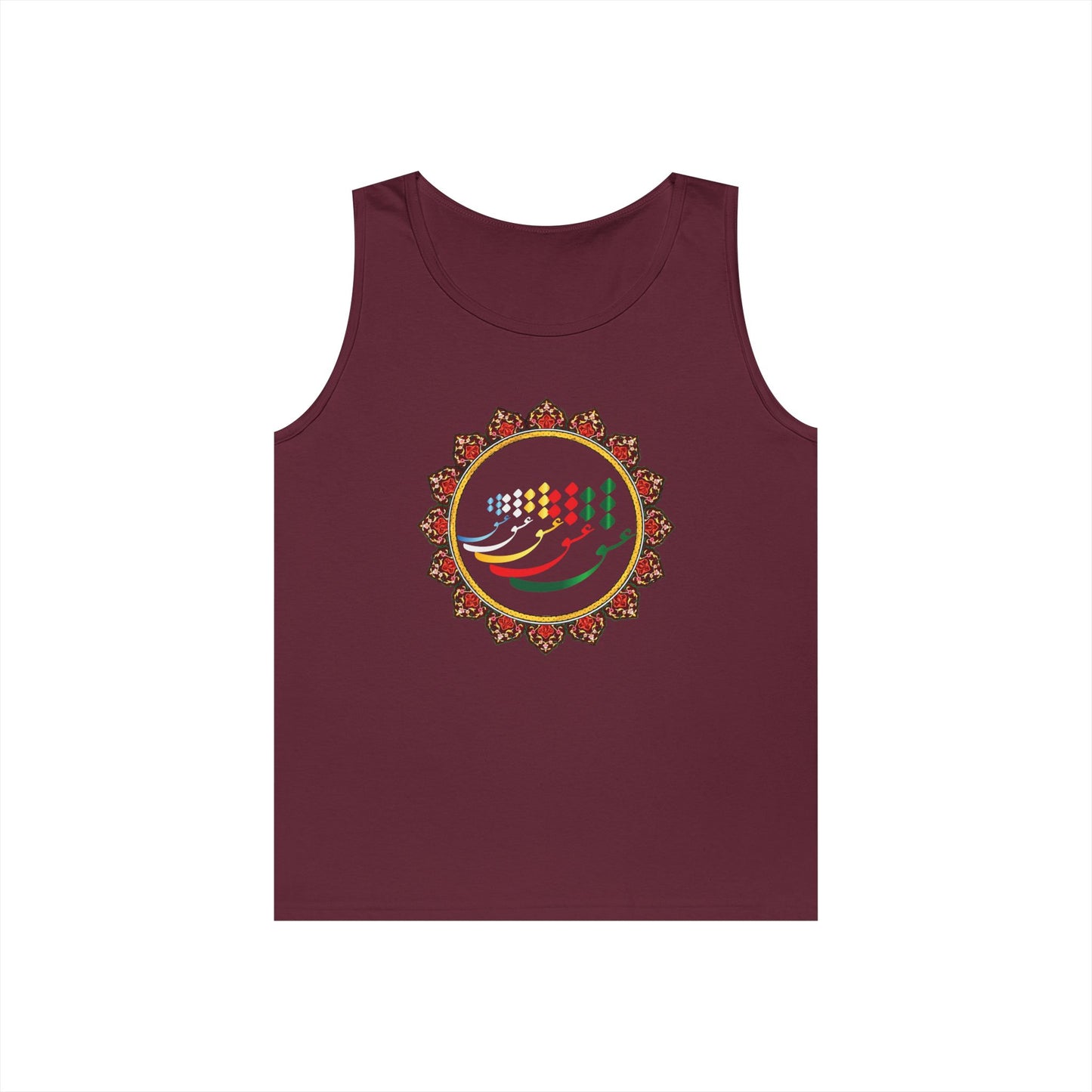 FARSI CALLIGRAPHY COTTON TANK TOP عشق