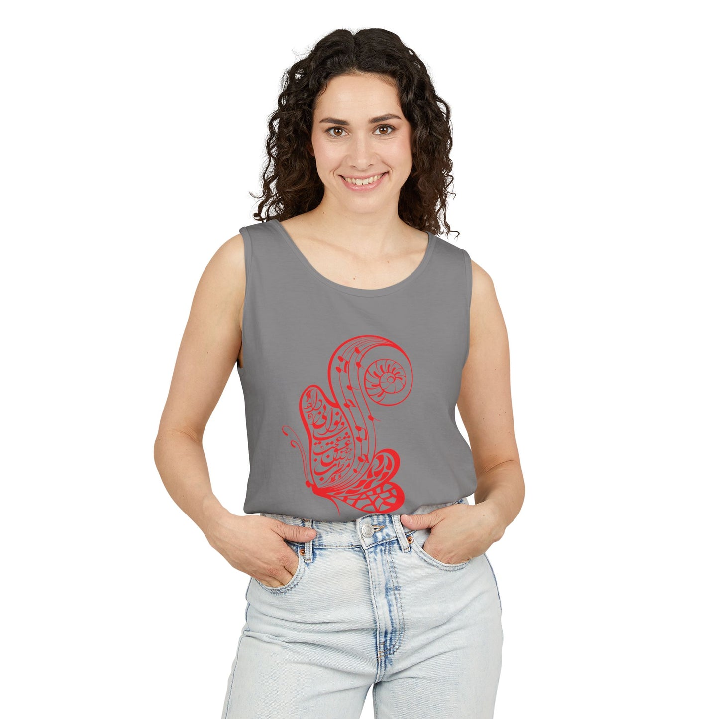 WOMEN'S TANK TOP مطرب عشق عجب ساز و نوایی دارد شاعر حافظ