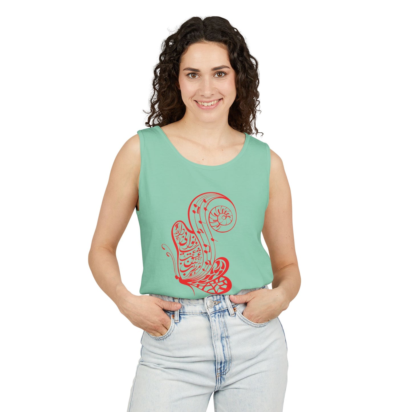 WOMEN'S TANK TOP مطرب عشق عجب ساز و نوایی دارد شاعر حافظ