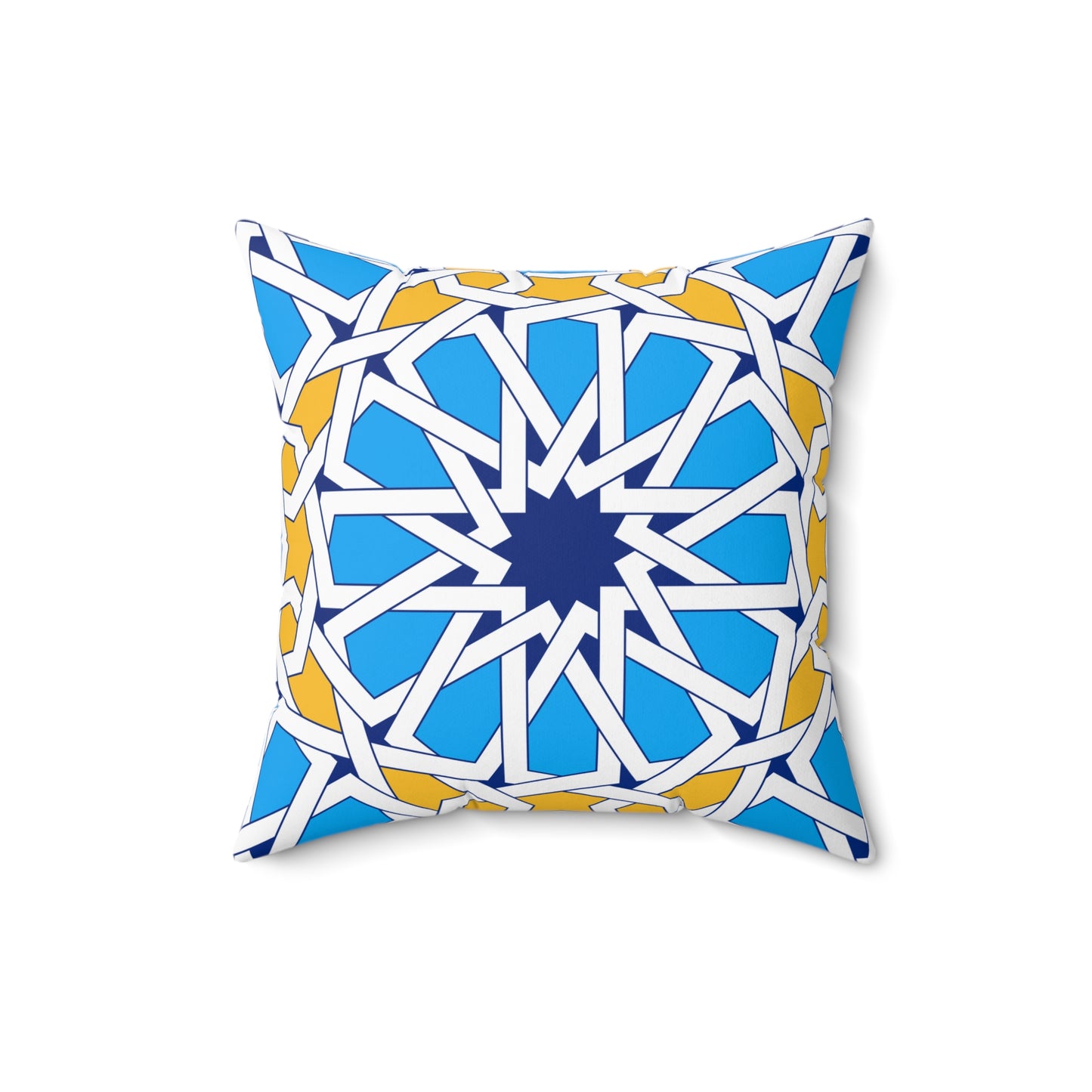 Spun Polyester Square Pillow Persion Design
