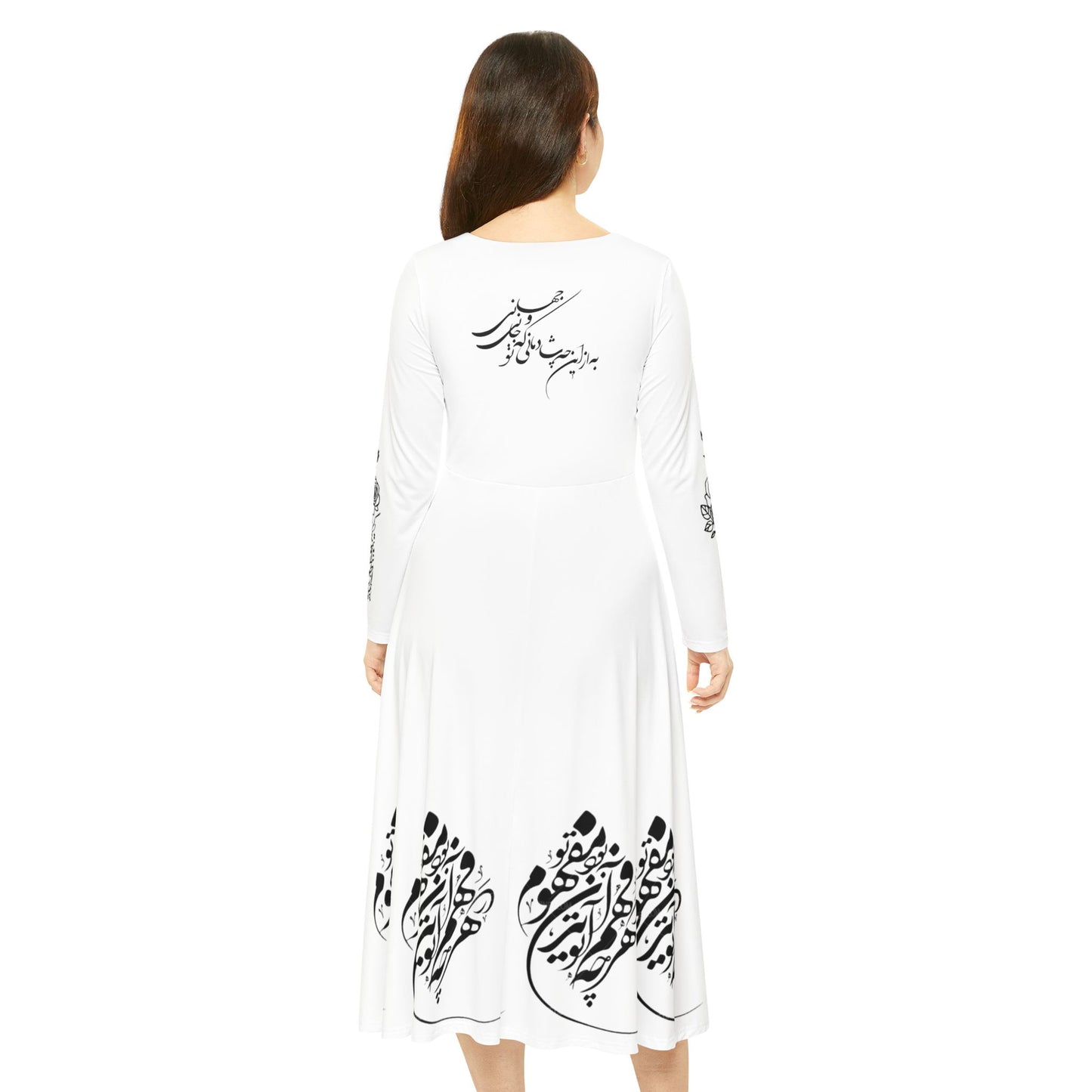 PERSIAN CALLIGRAPHY DANCE DRESS