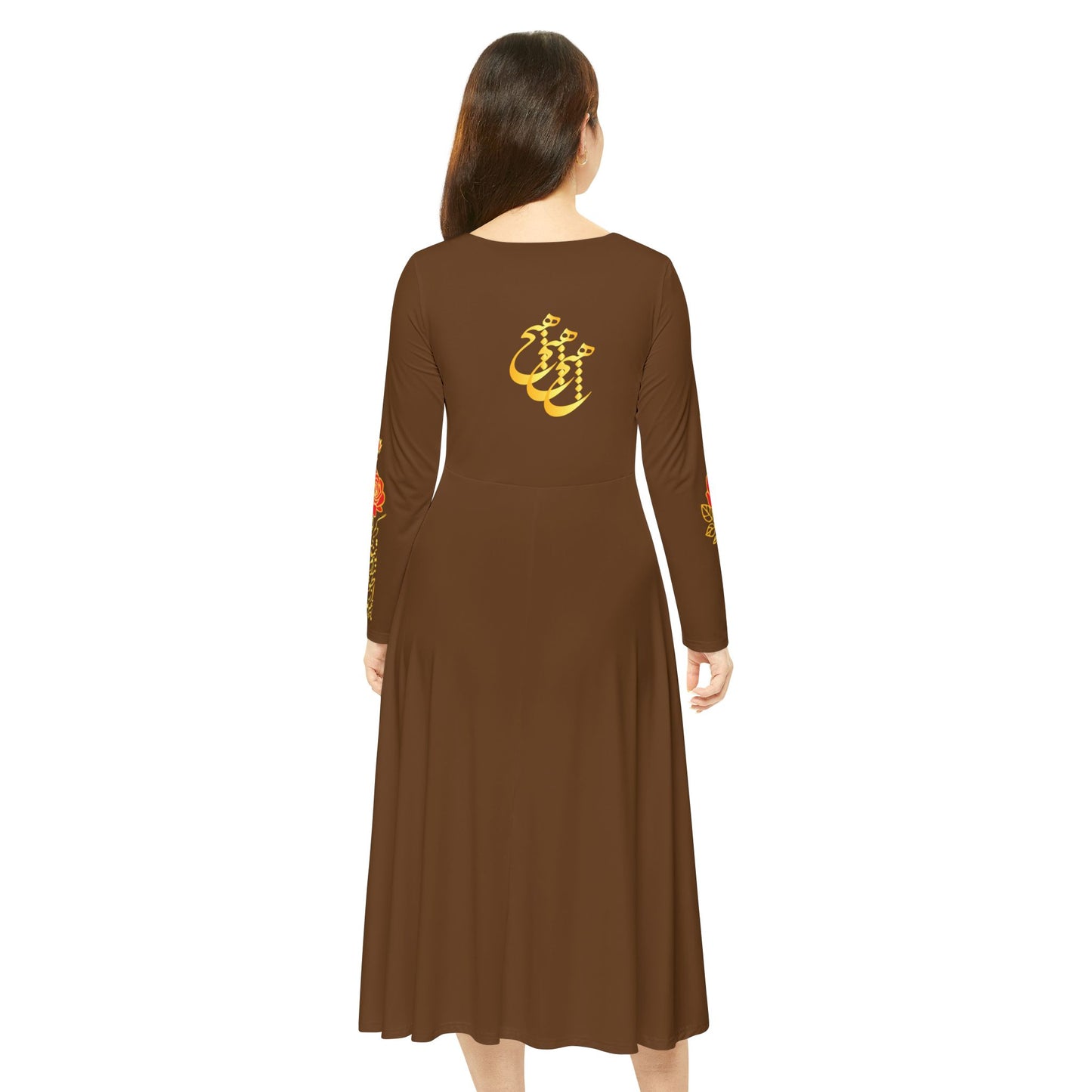 PERSIAN CALLIGRAPHY DANCE DRESS | باید که جمله جان شوی تا لایق جانان شوی