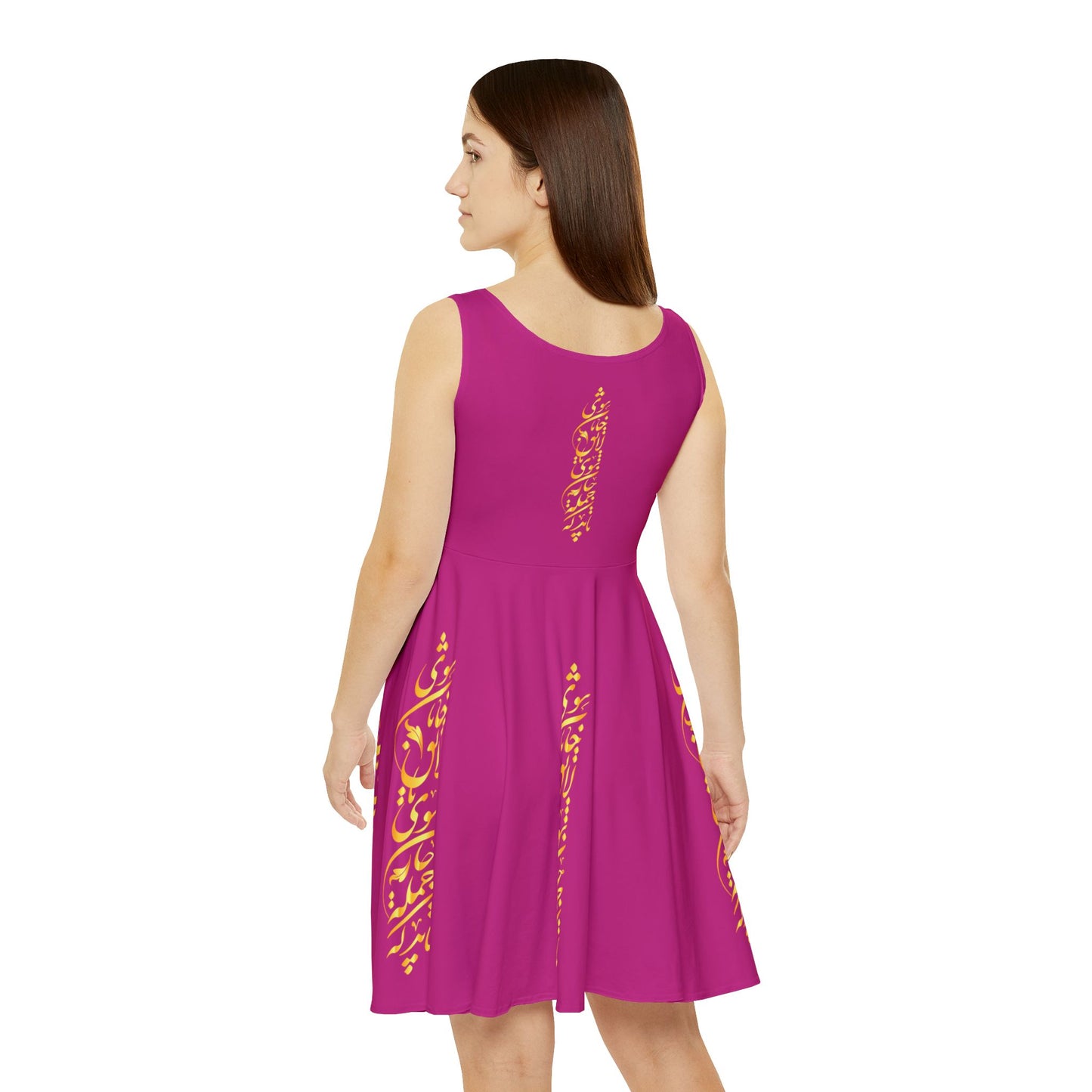 PERSIAN CALLIGRAPHY DANCE DRESS