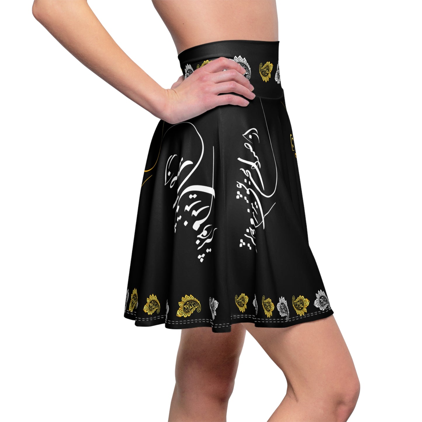 FARSI POETRY SKATER SKIRT