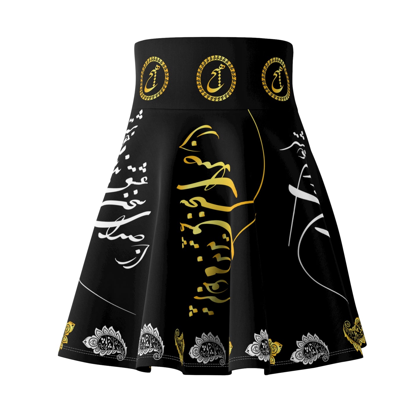 FARSI POETRY SKATER SKIRT