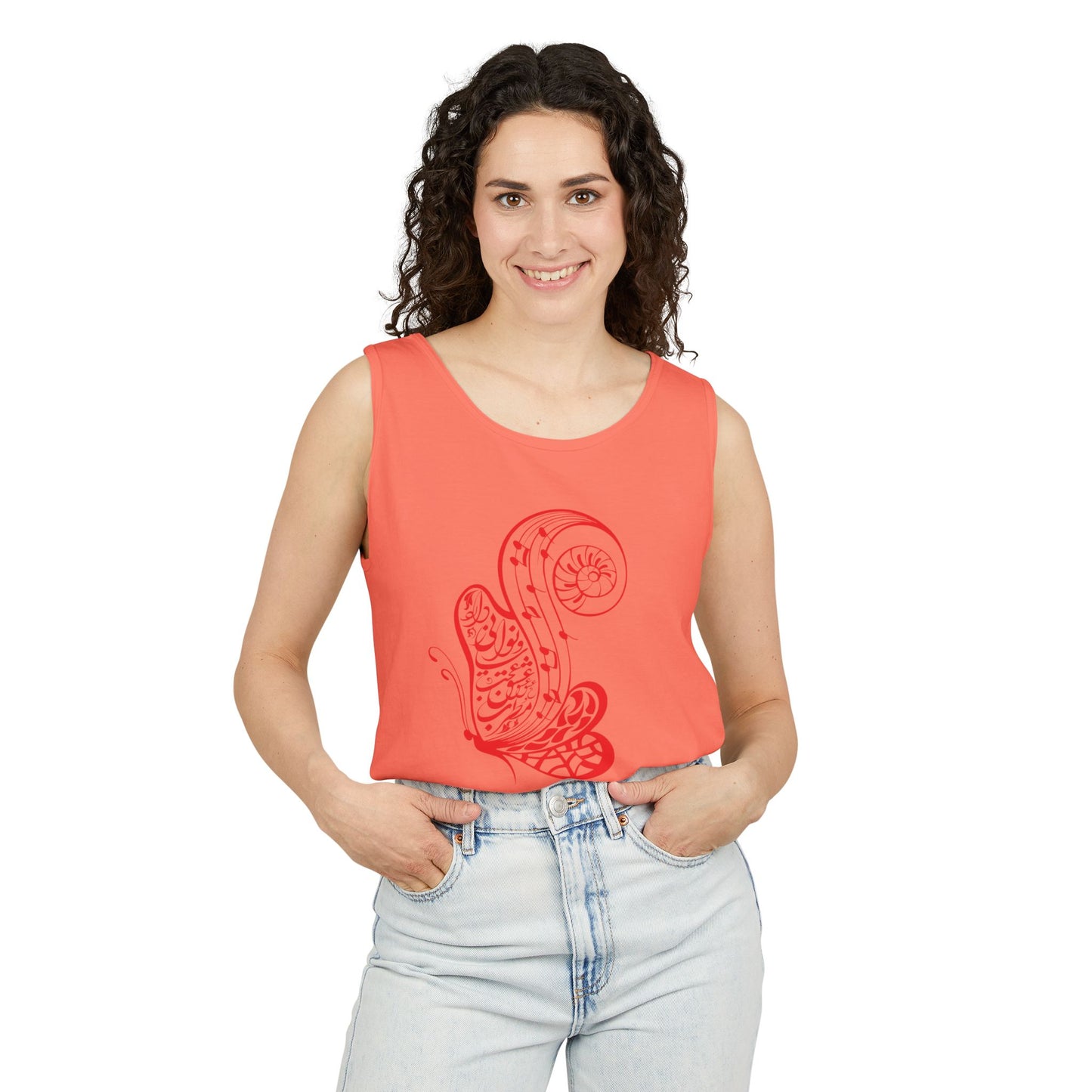 WOMEN'S TANK TOP مطرب عشق عجب ساز و نوایی دارد شاعر حافظ