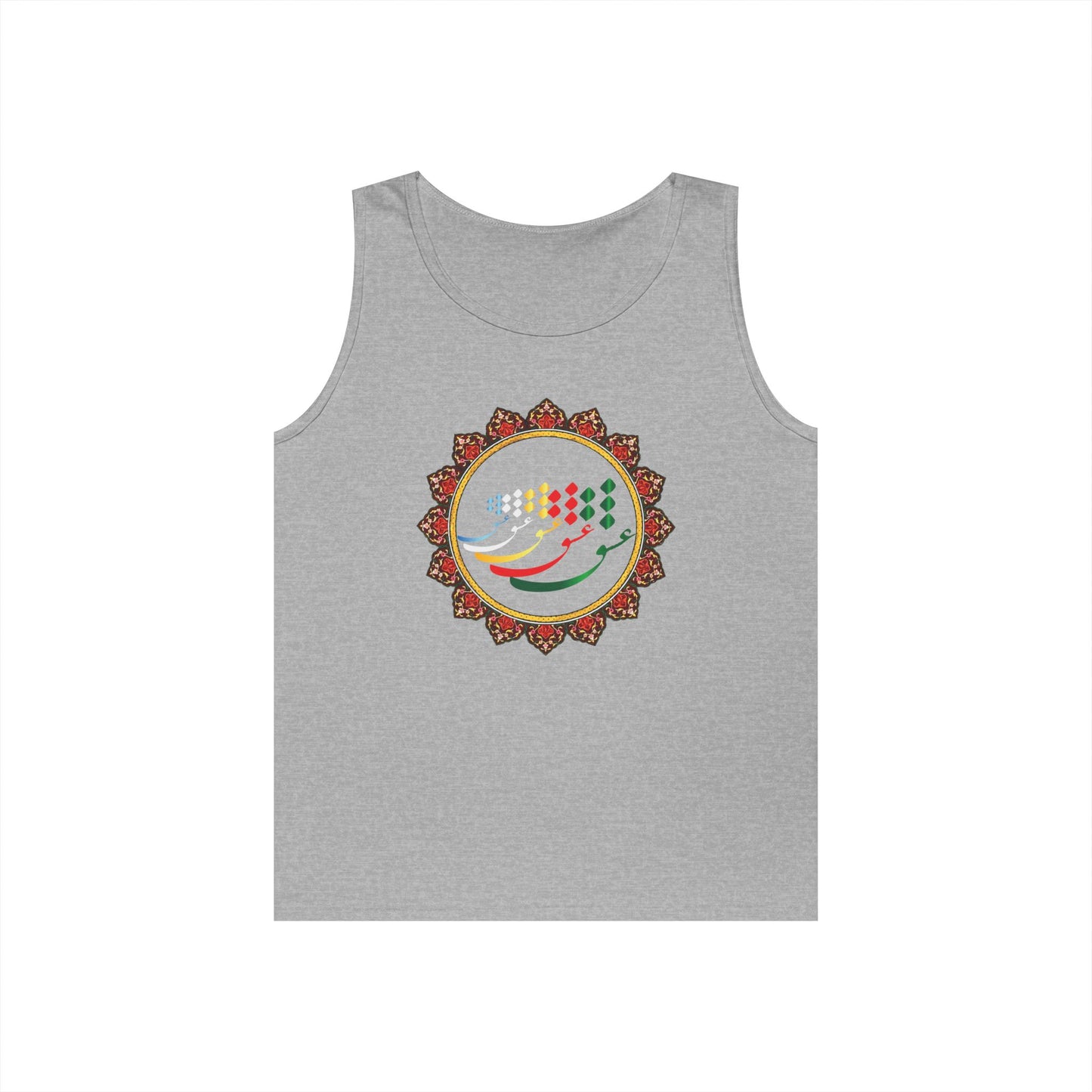 FARSI CALLIGRAPHY COTTON TANK TOP عشق