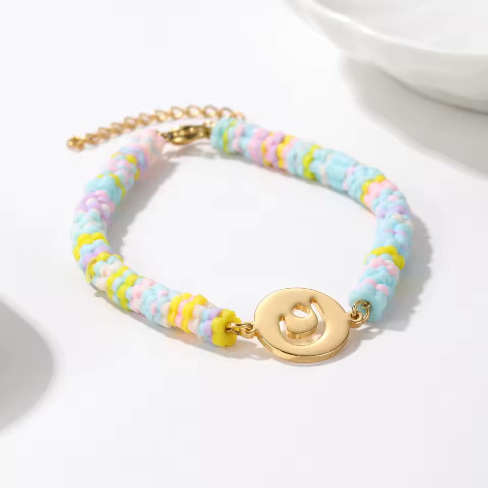 PERSONALIZED ARABIC & FARSI INITIALS BEADED BRACELET