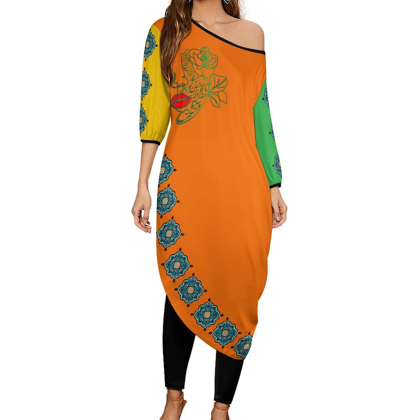 DIAGONAL SHOULDER TWO-PIECE SET – تو را باید مثل گل نوازش کرد و بوسید