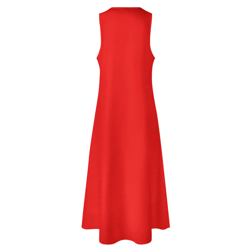 PERSIAN CALLIGRAPHY LOVE HICH MAXI DRESS